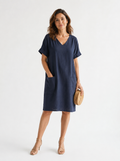 Navy Muse Klänning