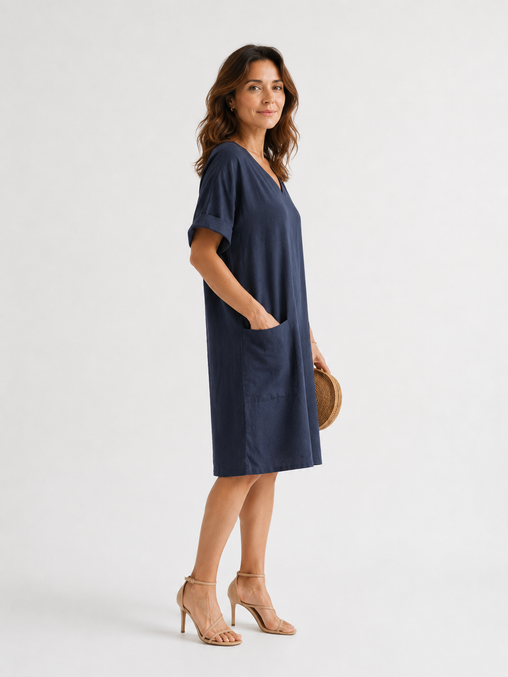 Navy Muse Klänning