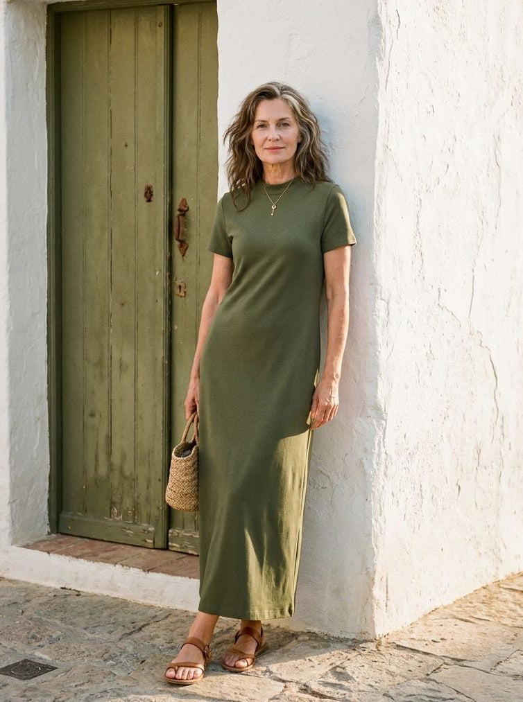Tuscan Olive Klänning